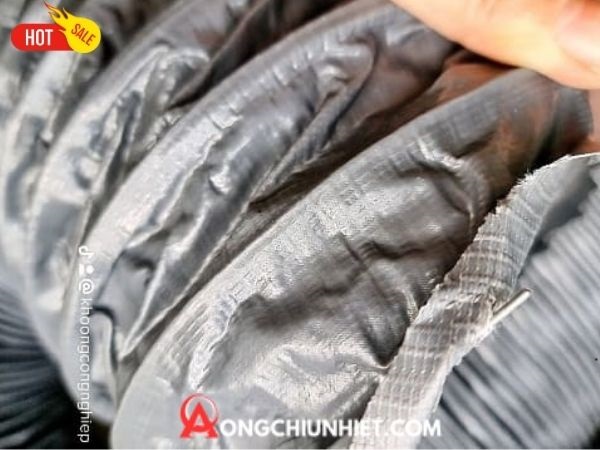 Ống vải simili có lõi thép, dẫn hơi nóng công nghiệp