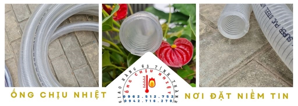 Ống nhựa mềm nhựa cao cấp màu trong suốt