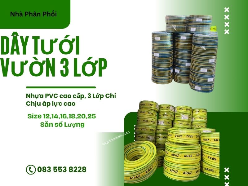 Ống nhựa lưới PVC 3 lớp siêu bền