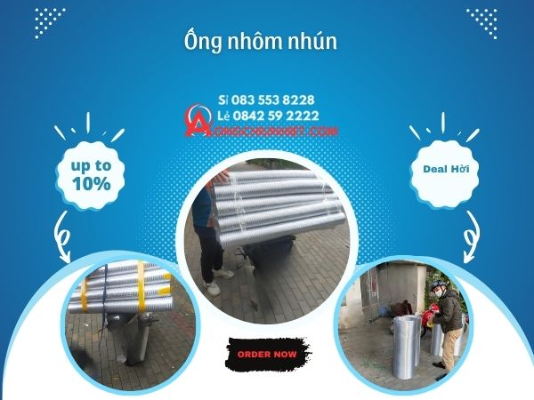 Ống gió mềm nhôm được giao tới khách hàng