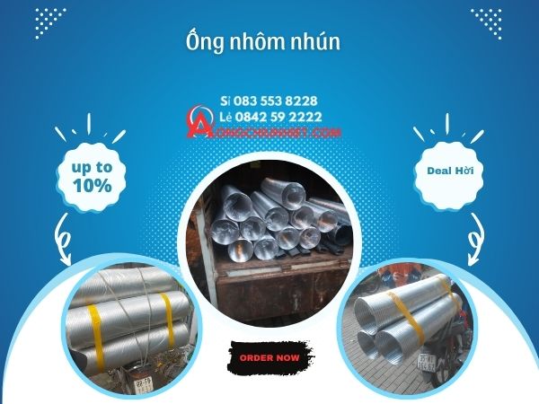 Giao hàng một số đơn ống nhôm nhún