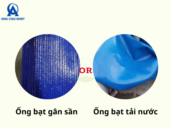 Nhận biết ống bạt bơm nước