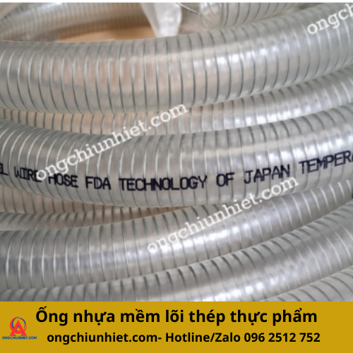 Ống Nhựa Mềm Lõi Thép Dẫn Thực Phẩm: Đặc Điểm, Ứng Dụng