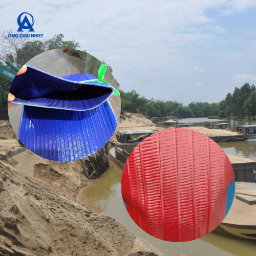 Ống bạt tải cát chịu nhiệt- Siêu bền bỉ, không lo bục rách