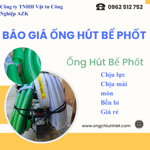 Báo giá ống hút bể phốt mới nhất 2025 [Cập nhật liên tục]