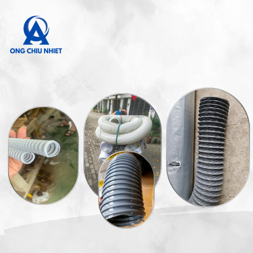 So sánh ống gân nhựa và ống vải bạt hút bụi- Chọn loại phù hợp cho xưởng nội thất