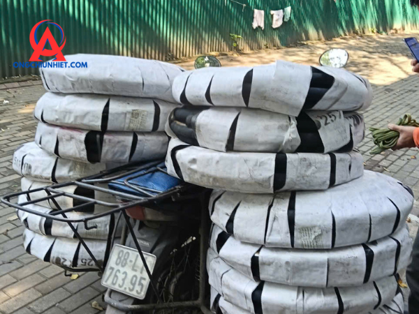 Giao hàng Ống cao su bố vải 