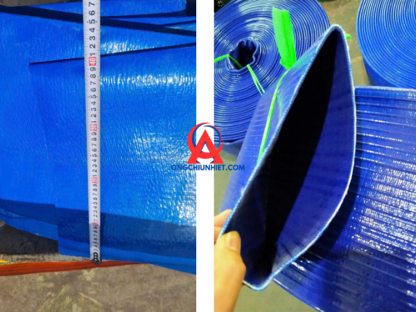Ống bạt xanh trơn và xanh gân 